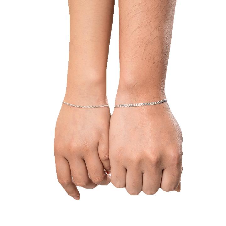 Pulsera De Malla Azul Marino Retorcida De Plata Para Mujer O - España