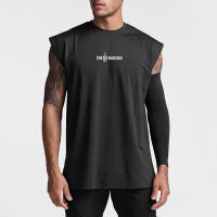 Camiseta sin mangas de entrenamiento para hombre, camisa informal con estampado de cuello redondo, resistente al sudor, cómoda, de secado rápido - details 7