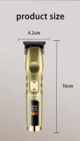 Kemei-cortadora de pelo profesional inalámbrica para hombre, cortadora de pelo con cuchilla en T de alto Torque y cero huecos, acabado cerrado de peluquero - details 7
