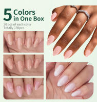 Nailpop Sweet Dream Kit de uñas postizas de 5 colores, 140/150 Uds., formas cuadradas de ataúd de almendra, puntas de uñas postizas duraderas de 14/15 tamaños - details 10