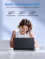 UPERFECT 18 UMax 18,5 "Monitor de ordenador portátil 120hz pantalla FHD con tipo C Mini HDMI VESA soporte de elevación giratorio - details 4