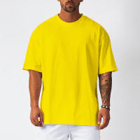 Summer Short-sleeved T-shirt Men's Large Size Loose Thin Section Breathable Round Neck Half-sleeved Top - details 5