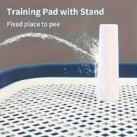 Orinal lavable Extra grande para perro, entrenador con columna a prueba de salpicaduras, inodoro reutilizable para mascotas para una fácil limpieza y Control de olores - details 8