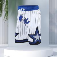 Pantalones cortos transpirables con estampado 3D del equipo mágico americano Retro Street pentagrama azul y blanco deportes Hip Hop baloncesto - details 2