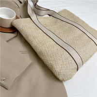 Bolsos hechos a mano para mujer, bolso de playa tejido de paja, gran capacidad, Asa superior, Verano - details 16