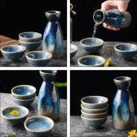 Juego de Sake japonés, tazas de cerámica, taza de servicio tradicional, botella de Japón, olla de Saki, decantador Winehot, juego de calentadores - details 7