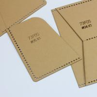 Plantilla de cuero para billetera, herramientas prácticas de cuero, bolsa de tarjetas, plantilla de papel - details 4