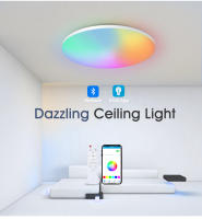 Luz de techo con Control remoto inteligente para el hogar, candelabro LED RGB, luz decorativa para interiores, 54W, 36W, temporizador, Control remoto, atenuación de dormitorio - details 0