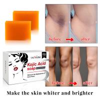 Jabón blanqueador de ácido kójico, Kit de 2 uds hecho a mano, Reduce el punto de drak, melasma, limpieza profunda, brillo de la piel, suave e hidrataizado - details 4