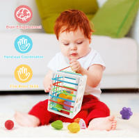Baby Toys Color Shape Cognitive Shape Sorting Blocks Grip Fine Motor Training Montessori Toys Educational Toys for 12months Baby - details 5