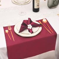 Servilletas de tela de satén verde, servilletas de mesa suaves para Hotel, fiesta de Navidad, boda, banquete, decoración de mesa, 10 Uds. - details 8
