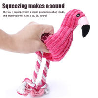 1 unidad de juguetes chirriantes con forma de Animal, juguete para perros de peluche, lindos juguetes de pana resistentes a mordeduras para perros pequeños y grandes, accesorios para perros y cachorros - details 3