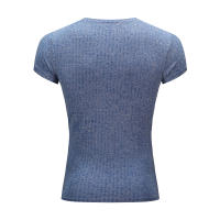 Casual Fashion Slim Fit Print T-shirt Men Sports Short Sleeve Knitted Shirt Summer Gym Fitness Bodybuilding Workout Tops Clothes - details 14