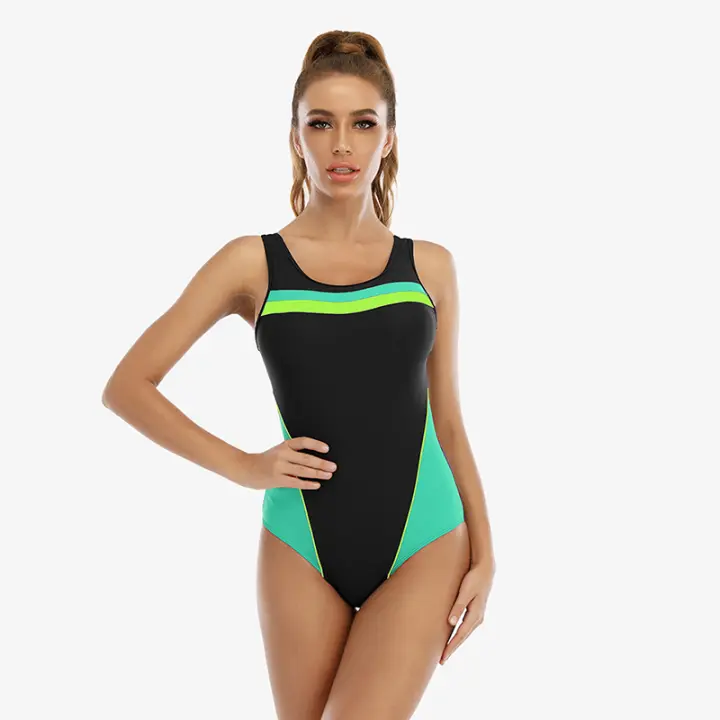 Bañador de Surf para mujer, traje de baño de una pieza, Rashguard, verano 2023 - 1