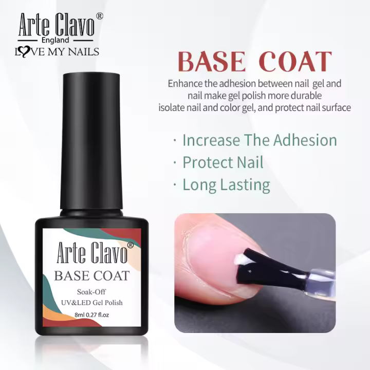 Esmalte de Uñas Arte Clavo 8ml con Brillantes Sequines de Diamante Glitter Ideal para Manicura Semi Permanente con Estrellas LED UV Producto Dangeroso de Belleza - 1