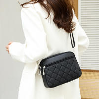 Bolso cuadrado pequeño con bandolera para mujer, nuevo diseño acolchado, bandolera de cuero de PU, bandolera versátil - details 16