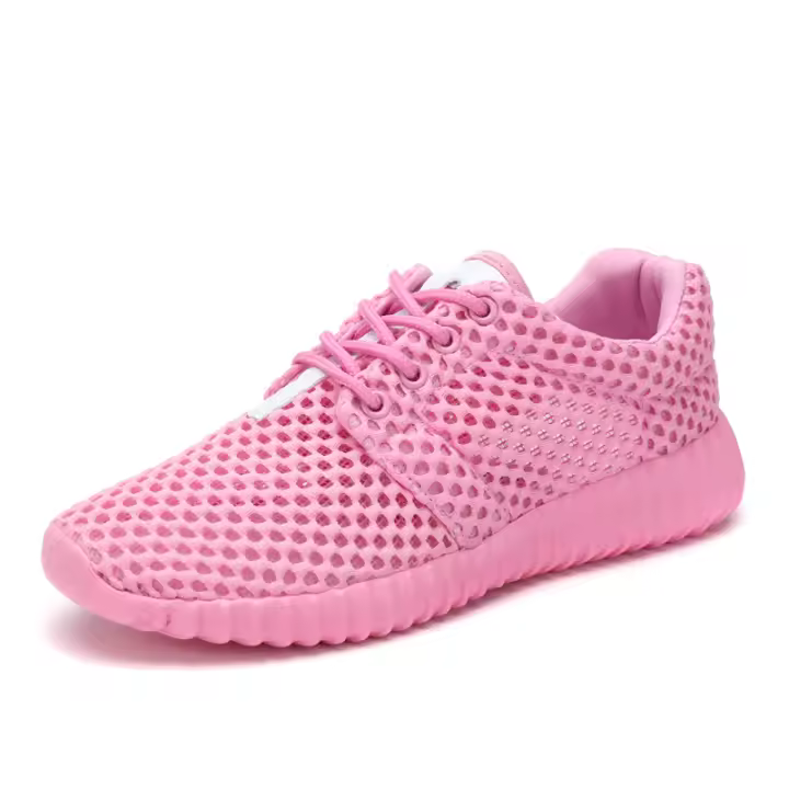 Zapatillas de deporte cómodas para mujer, zapatos informales de malla transpirable, mocasines antideslizantes para caminar al aire libre, Verano - 1