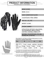SUOMY Guantes de motociclismo Verano Altamente Transpirable Anti-caída Motocross Moto Moto Guante PVC Protegido Verde Fluorescente - details 1