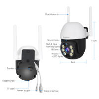 Vstarcam-cámaras WIFI de 3MP para exteriores, cámara IP con seguimiento de movimiento AI, vigilancia de seguridad, visión nocturna, inalámbrica a todo Color, resistente al agua - details 0