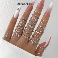 Juego de Anillos Geométricos Bohemios 30 Piezas de Oro y Plata para Uñas - details 18