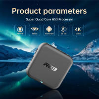 GTmedia Android14.0 Smart TV Box Resolución 4K HD Doble WIFI BT5.0 Reproductor de Medios de Video 3D Caja de Top de TV - details 1