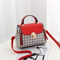 Bolso de Hombro de Lujo para Mujer Nuevo Diseño de Cuero PU Bolso Cruzado de Estilo Mensajero con Patrón a Cuadros para Mujer Bolso de Mano de Moda - details 6