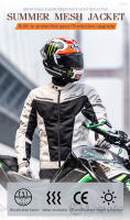 LYSCHY Chaqueta de Moto de Malla Transpirable de Verano para Hombre, Anticaída y Resistente al Desgaste, con Equipo de protección incorporado - details 0