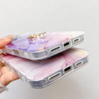 Funda con soporte de anillo para Apple iPhone 16 15 14 Pro Max, de mármol de alta calidad, IMD, PC, a prueba de golpes. - details 8