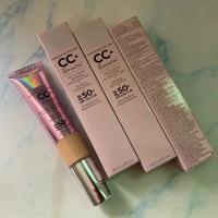 maquillaje base it Your skin but better CC iluminación color corrector crema de cobertura total spf 50+ uva 32ml cc cream BUIK - details 2