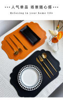 Mantel de Mesa Nórdico de Cuero Imitado Impermeable, Antideslizante, Aislante Térmico para Cocina y Comedor - details 11