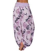 Pantalones sueltos para mujer Pantalones de pierna ancha con cintura Pantalones harén sueltos - details 12