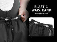 Pantalones de Lluvia para Motocicleta WOSAWE Impermeables, Secado Rápido, Ajuste Recto, Cintura Elástica para Hiking, Camping, Trekking - details 7