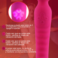Varita Mágica de Placer para Mujer Vibrador G-spot AV Estimulador de Clítoris Masajeador de Vagina - details 0