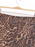 Cool Girl Y2K Leopard Print Velvet Mini Skirt For Women Vintage High Waist Side Zipper A-line Skirts faldas  mujer - details 1