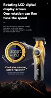 Kemei-cortadora de pelo de barbero recargable, maquinilla eléctrica para cortar el pelo inalámbrica, Máquina para cortar cabello profesional para hombres, KM-1677 de 8000RPM - details 4