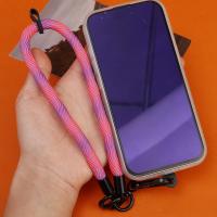 Correas portátiles para muñeca de teléfono móvil, cordón anticaída colorido de nailon con lengüetas de sujeción, Clip de cable colgante desmontable para teléfono móvil - details 8