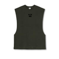 New Casual Sport Sleeveless Mesh Vest Men Gym Bodybuilding Workout Fitness Tank Tops Muscle Singlet Breathable Quick Dry T-shirt - details 19