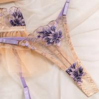 Tornova-ropa interior Sexy con estampado bordado, faja, ligas, traje para mujer, malla de retales, conjunto de lencería Sexy exótica transparente, nuevo - details 14