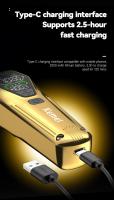 Kemei-cortadora de pelo eléctrica profesional para hombre, Kit de corte de pelo inalámbrico, recargable, 7000RPM - details 3