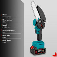ONEVAN Motosierra eléctrica telescópica sin escobillas de 3500W, tijeras de podar de 3 en 1 para ramas altas, herramienta de podar de jardín para batería Makita, juego de pines - details 1