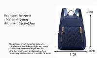 Mochila de viaje clásica Oxford para mujer, mochilas escolares para niñas, Mochila impermeable - details 0
