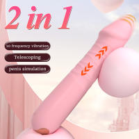 Vibrador Telescópico de Silicona Suave 10 Modos de Estimulación para Mujeres - details 2
