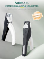 Cortauñas Nailpop, tijeras acrílicas en forma de U para uñas postizas, cortador de bordes de puntas de uñas, manicura con medidor, herramientas de corte precisas - details 0