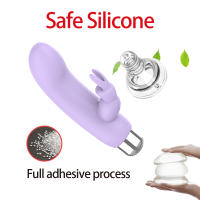 1pc Conejo Tapping G-Spot Patting Vibrador para Mujeres AV Masaje Stick Clítoris Estimulador de Clítoris Potente Consolador Estimulador de Clítoris Vagina Anal Plug Juguetes Sexuales Mujer para Adultos - details 7