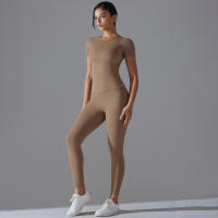 Hamidou Conjunto Deportivo Top de Yoga de Cintura Alta y Pantalones de Yoga - details 15