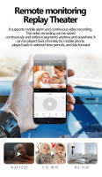 Cámara de Seguridad IP 2.4G/5G 3MP Dominio de Velocidad Seguimiento Automático PTZ - details 8