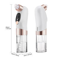Limpiador eléctrico de poros faciales, Extractor de succión al vacío de puntos negros, microburbujas pequeñas, espinillas y acné, limpieza profunda - details 12