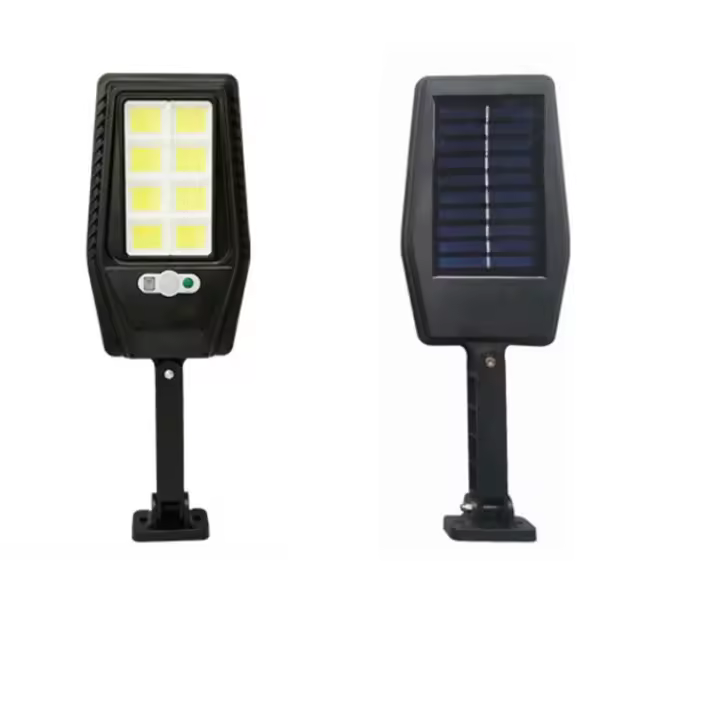 Luces solares LED Lámpara de calle al aire libre 3 modos IPX65 Iluminación de jardín impermeable con sensor de movimiento inteligente - 1