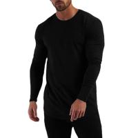 Autumn New Cotton Long Sleeve T-shirts Men Slim Fit O-Neck Sports T Shirts Spring Casual Fitness Mens Tee Shirts Gym Clothing - details 6