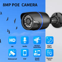 Cámara IP de seguridad para exteriores, videocámara Ultra HD de 3MP, POE, impermeable, H.265, CCTV tipo bala - details 0